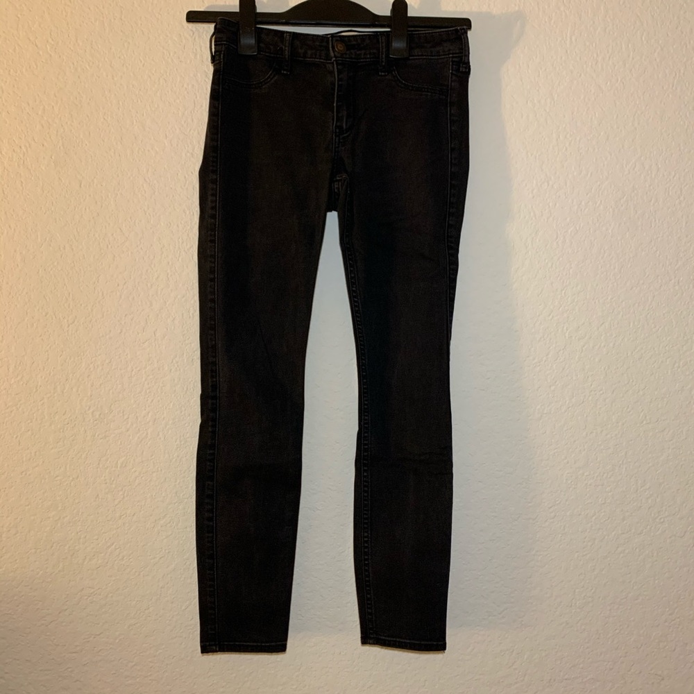 Hollister Faded Black Skinny Jean Legging